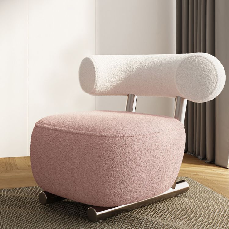 Wool Armless Chair with Tight Back 36.61" Wide Chair for Living Room Clearhalo 'Accent Chairs' 'accent_chairs' 'Chairs & Seating' 'furn' 'furn_accent_chairs' 'Furniture' 'Living Room Furniture' 1200x1200_45be5634-02cb-4e61-9a84-8e18b5730362