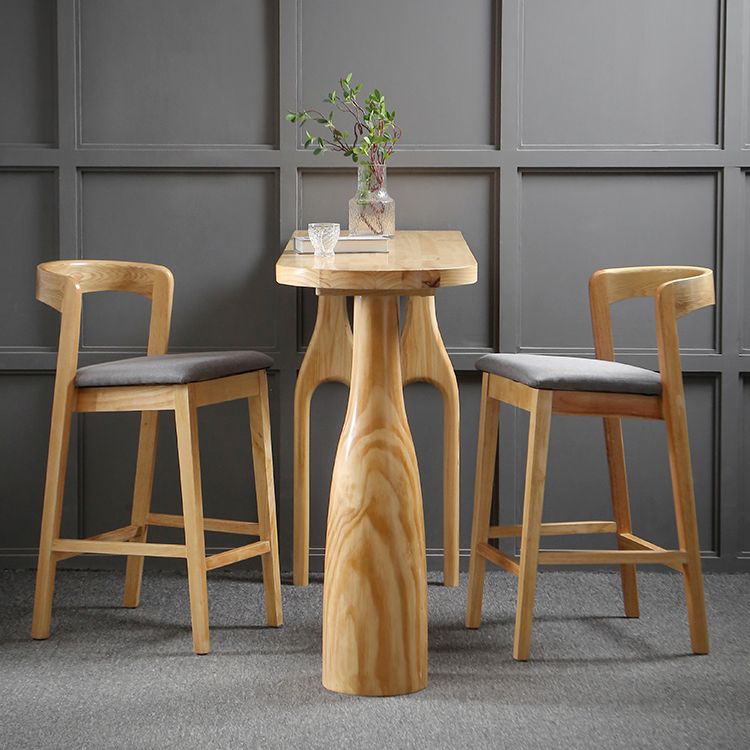 1/2/3 stuks industriële rechthoekige pubtafel set houten toonbanktafel met hoge ontlasting