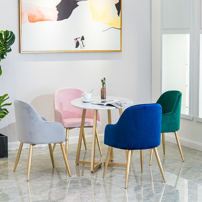 Glam Style Round Dining Room Table Set 1/3/4/5 Pieces Dining Set Clearhalo 'Dining Room Sets' 'Dining Tables & Seating' 'dining_room_set' 'furn' 'furn_dining_room_set' 'Furniture' 'furniture_dining_room_set' 'Kitchen & Dining Furniture' 1200x1200_45c3e2a0-5479-49a9-a9b2-433fb7718a04