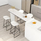 Contemporary Bar Dining Table Indoor Double Pedestal Bar Height Table Clearhalo 'Bar Furniture' 'Bar Tables' 'bar_tables' 'furn' 'furn_bar_tables' 'Furniture' 'furniture_bar_tables' 'Kitchen & Dining Furniture' 'kitchen&dining_furn' 'kitchen' 1200x1200_45c5c9ed-6ad7-4561-bd3d-d85eb1d6f4a2