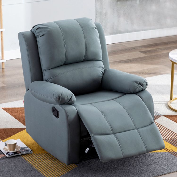 Indoor Upholstery Recliner Contemporary 33.5" W Recliners with Massage & USB Cord Clearhalo 'Chairs & Seating' 'furn' 'furn_recliners' 'Furniture' 'Living Room Furniture' 'Recliners' 1200x1200_45c5e7c4-60e0-4ab1-9c96-60500c20eca0