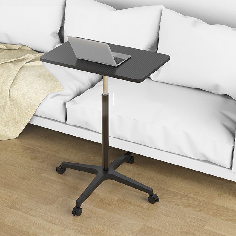 Altezza rettangolare Distanza Desktop Regolable Gamba da tavolo con ruote a tracota