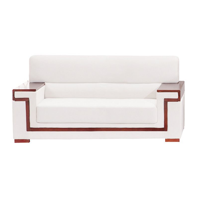 Blanc Contemporain Sectional Square Bras standard canapé standard pour le salon, appartement