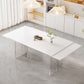 Modern 1/4/5/7 Pieces Furniture Space-Saving Design Rectangle Stone Dining Set
