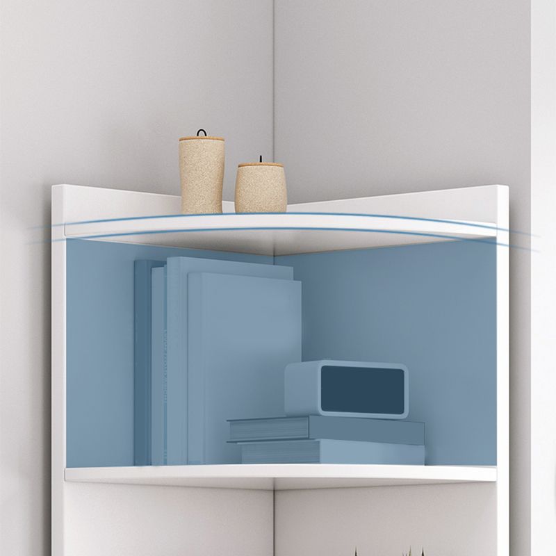 Cassa di accento del triangolo contemporaneo con scaffali toracano resistente ai graffi in legno