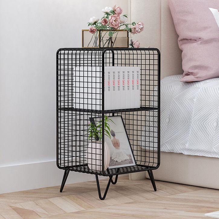 Modern Metal Standard Bookshelf Gold and Black Iron Closed Back Bookshelf Clearhalo 'Bookcases' 'furn' 'furn_bookcases' 'Furniture' 'furniture_bookcases' 'kitchen' 'kitchen_bookcases' 'Living Room Furniture' 'Office Furniture' 1200x1200_45ccc7af-1e4a-4fd3-9c64-a16a8d75d2bd