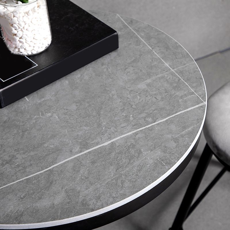 Modern 1/3 Pieces Bar Table Set Round Stone Counter Table with Backrest Stools Clearhalo 'Bar Furniture' 'furn' 'furn_home_bar_bar_sets' 'Furniture' 'Home Bars & Bar Sets' 'home_bar_bar_sets' 'Kitchen & Dining Furniture' 1200x1200_45cd2b86-3b84-417f-9a6d-e82b4a4ca99f