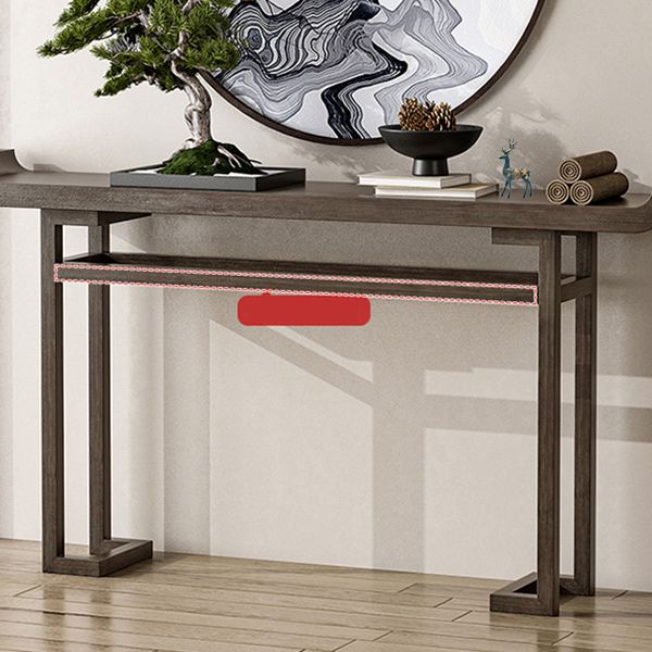 Modern Rectangular Console Table Wooden Console Sofa Table for Hall
