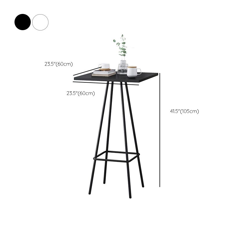 1/3/4-delige moderne barset met matte afwerking barkruk en tafelset