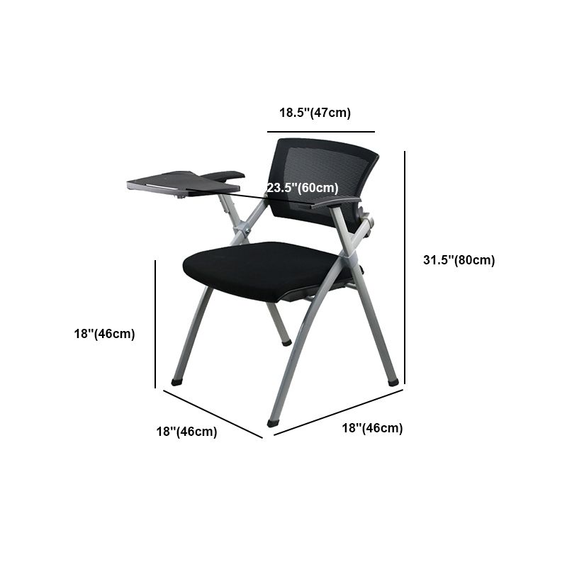 Modern Low Back Office Chair Gray Frame with Breathable AirGrid Conference Chair Clearhalo 'furn' 'furn_office_chair' 'Furniture' 'Office Chairs' 'Office Furniture' 'office_chair' 1200x1200_45d0d207-d3e6-408d-82ec-976a17df3c2f