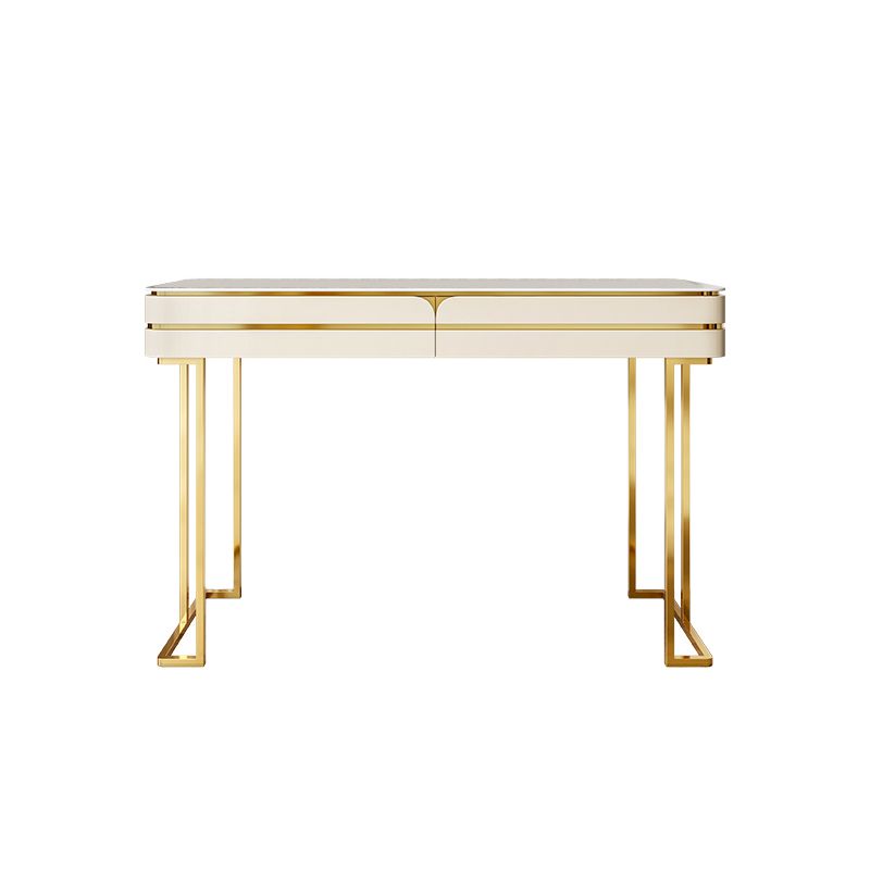 Glama-Waschtisch-Tisch-Set-Schiefer-Top-Make-up-Eitelkeit mit Schubladen