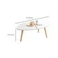 Minimalistic Single Coffee Table Wood Contemporary Cocktail Table with Shelf Clearhalo 'Coffee & Accent Tables' 'Coffee Tables' 'coffee_tables' 'furn' 'furn_coffee_tables' 'Furniture' 'Living Room Furniture' 1200x1200_45da7fb6-7b64-4b77-ae9e-67cc774f2385