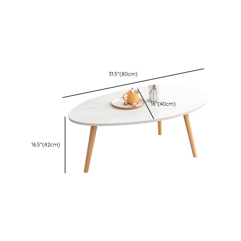 Minimalistic Single Coffee Table Wood Contemporary Cocktail Table with Shelf Clearhalo 'Coffee & Accent Tables' 'Coffee Tables' 'coffee_tables' 'furn' 'furn_coffee_tables' 'Furniture' 'Living Room Furniture' 1200x1200_45da7fb6-7b64-4b77-ae9e-67cc774f2385
