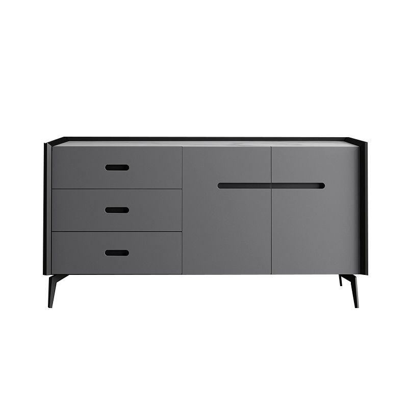 Stone Top Living Soggiorno Credenza moderno con cassetto e conservazione