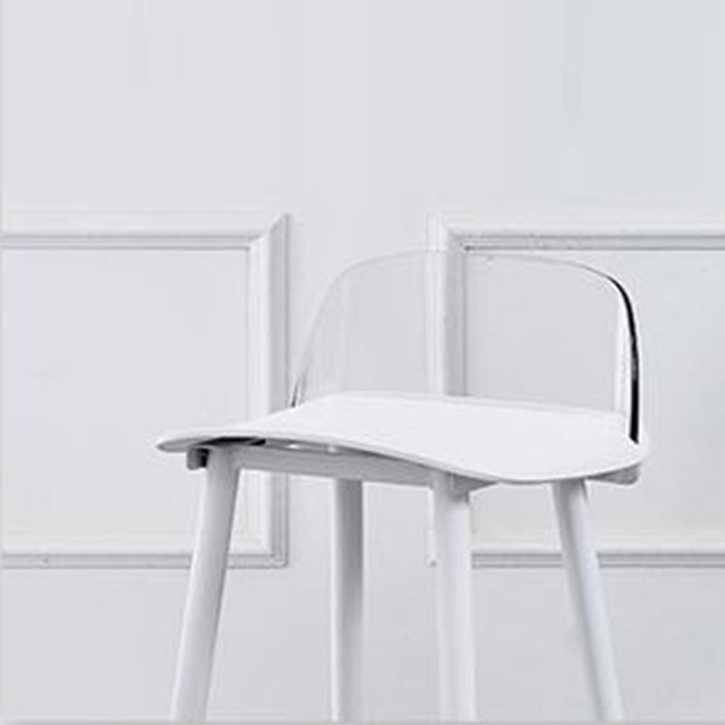 Modern Rectangle Bar and Counter Stool Low Back Stool with 4 Legs Clearhalo 'Bar Furniture' 'Bar Stools' 'bar_stools' 'furn' 'furn_bar_stools' 'Furniture' 'furniture_bar_stools' 'Kitchen & Dining Furniture' 1200x1200_45e19d3a-6e8d-427d-af3d-f5092bd6550c