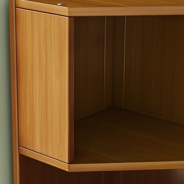 12.6"W Lacquered Accent Chest Brown Mid-Century Modern Chest with Shelves Clearhalo 'Cabinets & Chests' 'cabinets_chests' 'furn' 'furn_cabinets_chests' 'Furniture' 'Living Room Furniture' 1200x1200_45e1ba19-d3e6-4188-9365-94ed90481b34