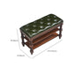 13.65 Inch W Traditional Bench Solid Wood Entryway Bench with Upholstered Clearhalo 'Benches' 'Chairs & Seating' 'furn' 'furn_benches' 'Furniture' 'Living Room Furniture' 1200x1200_45e30c59-1db7-4cd7-a3f0-a4e58857325e