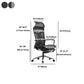 High Back Executive Office Chair Moderner ergonomischer Schwenkarm Stuhl