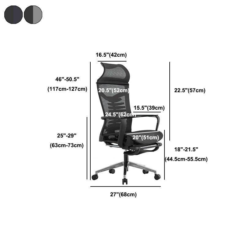High Back Executive Office Chair Moderner ergonomischer Schwenkarm Stuhl