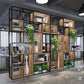 9.84"W Bookcase Industrial Style Open Back Bookcase for Home Study Room Office Clearhalo 'Bookcases' 'furn' 'furn_bookcases' 'Furniture' 'furniture_bookcases' 'kitchen' 'kitchen_bookcases' 'Living Room Furniture' 'Office Furniture' 1200x1200_45e4c6cf-6747-43f1-8e75-432cf33d5989