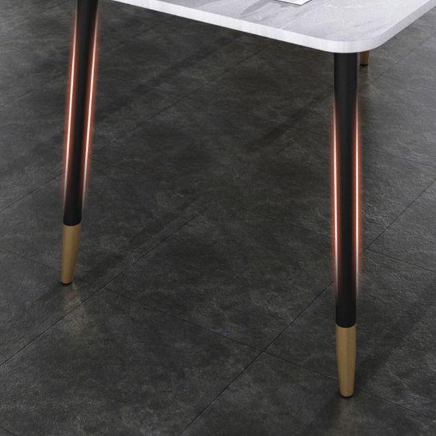 Industrial Style Dining Room Collection Marble Dining Table With 4-foot Clearhalo 'Dining Tables & Seating' 'Dining Tables' 'dining_table' 'furn' 'furn_dining_table' 'Furniture' 'furniture_dining_table' 'Kitchen & Dining Furniture' 'kitchen' 'kitchen_dining_table' 1200x1200_45e5acd0-9f55-460c-a79b-a20404fb621e