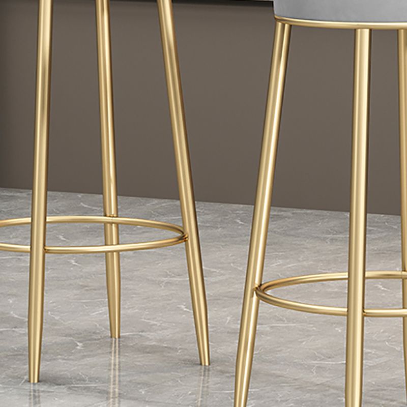 Modern Style Iron Bar Stool with Footrest Low Back Milk Tea Shop Simple Bar Stool Clearhalo 'Bar Furniture' 'Bar Stools' 'bar_stools' 'furn' 'furn_bar_stools' 'furniture_bar_stools' 'Kitchen & Dining Furniture' 'kitchen&dining_furn' 'kitchen' 'kitchen_furn' Furniture' 1200x1200_45e5c517-cf27-41f8-8390-01cc5c0fff3d