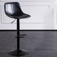 Home Modern Adjustable Height Stool Matte Finish Leather Barstool Clearhalo 'Bar Furniture' 'Bar Stools' 'bar_stools' 'furn' 'furn_bar_stools' 'Furniture' 'furniture_bar_stools' 'Kitchen & Dining Furniture' 1200x1200_45e7bc6f-5fcd-4990-b4b5-aaba56b097e1