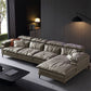 Modern Style Sofa Bed Imitation Leather Material Grey/khaki/coffee Feather Padded Sofa Clearhalo 'furn' 'furn_sectionals' 'Furniture' 'Living Room Furniture' 'Sectionals' 1200x1200_45e90834-a49a-44bc-9305-4d63e31e5e09