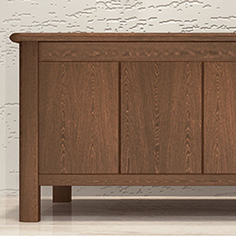 Moderne Gummi -Holzbank Rechteck 14 "breite Bank mit Schuhspeicher