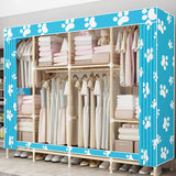 Moderne stijl garderobe massief hout 1-deuren garderobe kast voor slaapkamer