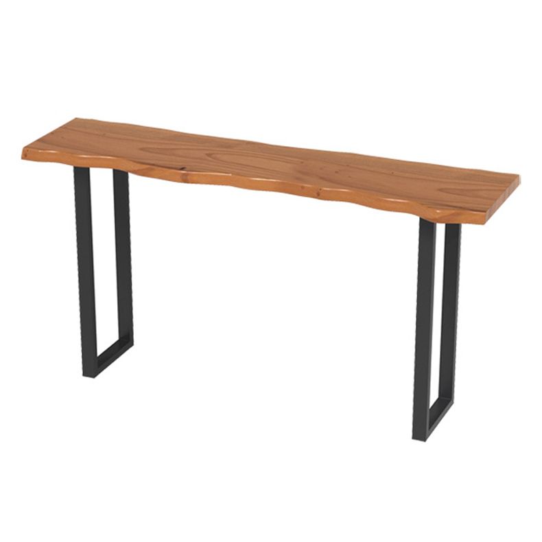 Rectangle Bar Dining Table Contemporary Bar Table with Sled Base Clearhalo 'Bar Furniture' 'Bar Tables' 'bar_tables' 'furn' 'furn_bar_tables' 'Furniture' 'furniture_bar_tables' 'Kitchen & Dining Furniture' 1200x1200_45f58c83-888b-4016-9216-1cdad7bfed00
