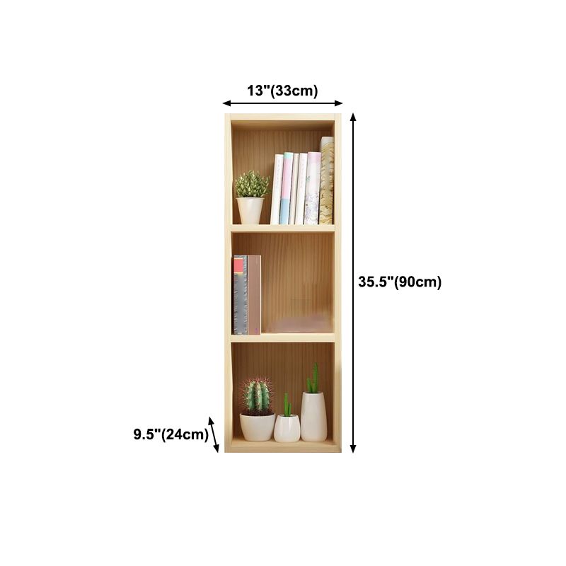 Scandinavian Pine Standard Bookshelf Vertical Closed Back Bookshelf for Living Room Clearhalo 'Bookcases' 'furn' 'furn_bookcases' 'Furniture' 'furniture_bookcases' 'kitchen' 'kitchen_bookcases' 'Living Room Furniture' 'Office Furniture' 1200x1200_45f9960a-9d57-4126-bfad-356a700c301f