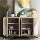 Base oro moderna sideboard a buffet a buffet con archiviazione