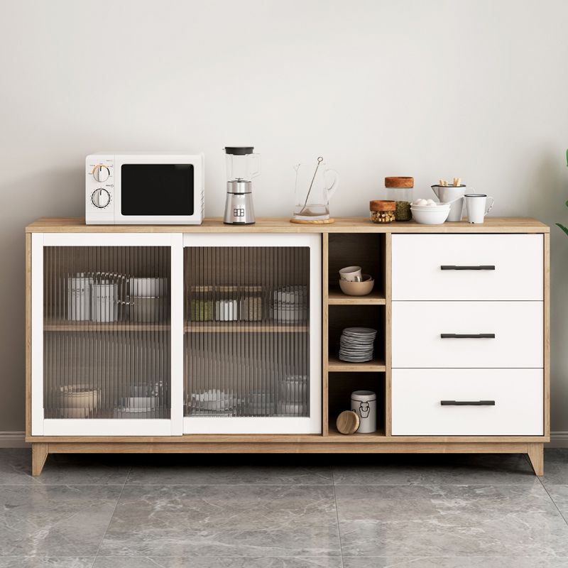 Rectangle du plateau en bois du plateau de cuisine moderne pour salle à manger