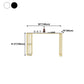 Gorgeous Bar Table Stone Top Gold Base Pub Table with Shelf for Living Room, Only Table Clearhalo 'Bar Furniture' 'Bar Tables' 'bar_tables' 'furn' 'furn_bar_tables' 'Furniture' 'furniture_bar_tables' 'Kitchen & Dining Furniture' 1200x1200_45fc5871-a17f-49d3-8274-566ba3b683e2