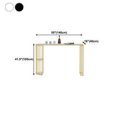 Gorgeous Bar Table Stone Top Gold Base Pub Table with Shelf for Living Room, Only Table Clearhalo 'Bar Furniture' 'Bar Tables' 'bar_tables' 'furn' 'furn_bar_tables' 'Furniture' 'furniture_bar_tables' 'Kitchen & Dining Furniture' 1200x1200_45fc5871-a17f-49d3-8274-566ba3b683e2