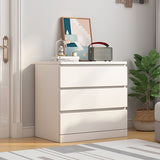 16.14" Wide Modern Wood Accent Chest Rectangle Chest with Drawers