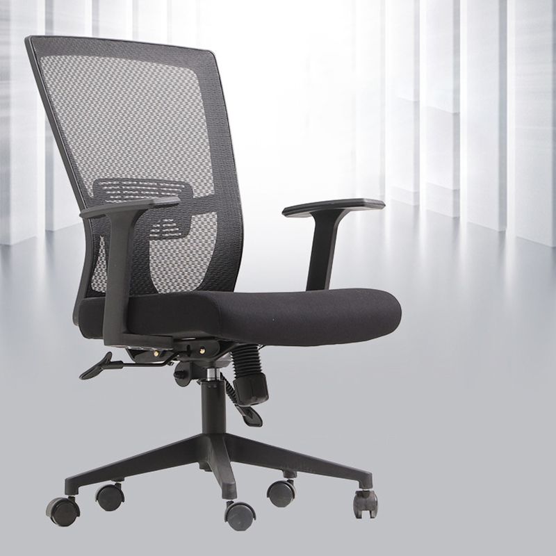 Modern High Back Office Chair Black Task Microfiber Arm Chair Clearhalo 'furn' 'furn_office_chair' 'Furniture' 'Office Chairs' 'Office Furniture' 'office_chair' 1200x1200_45ffb06b-384e-4bbb-aa3a-d3a86bcd86f7