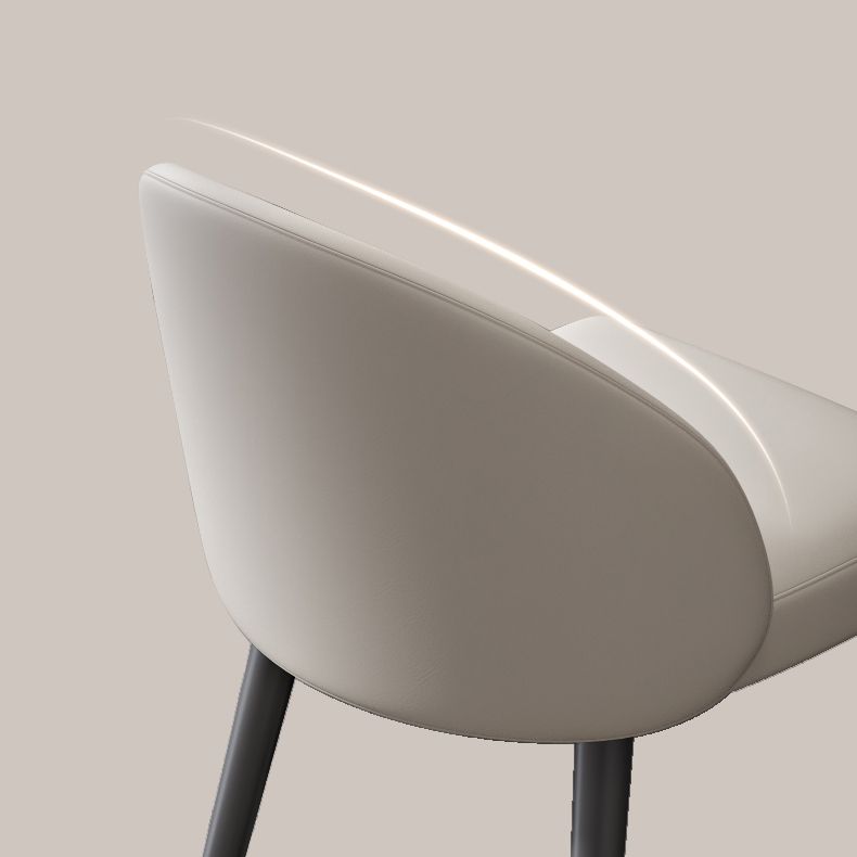 Moderne metalen stoel Parsons Keuken Diningsstoel voor eetkamer