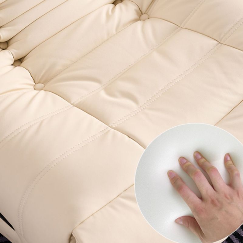 Ricevitore di alette contemporanee reclinabile a pezzi di colore solido per interni