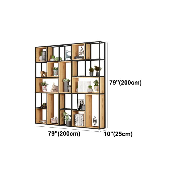 Modern Style Bookcase Metal Open Back Bookshelf for Office Use Clearhalo 'Bookcases' 'furn' 'furn_bookcases' 'Furniture' 'Office Furniture' 1200x1200_46004062-23ec-4832-9884-664da5eb654b
