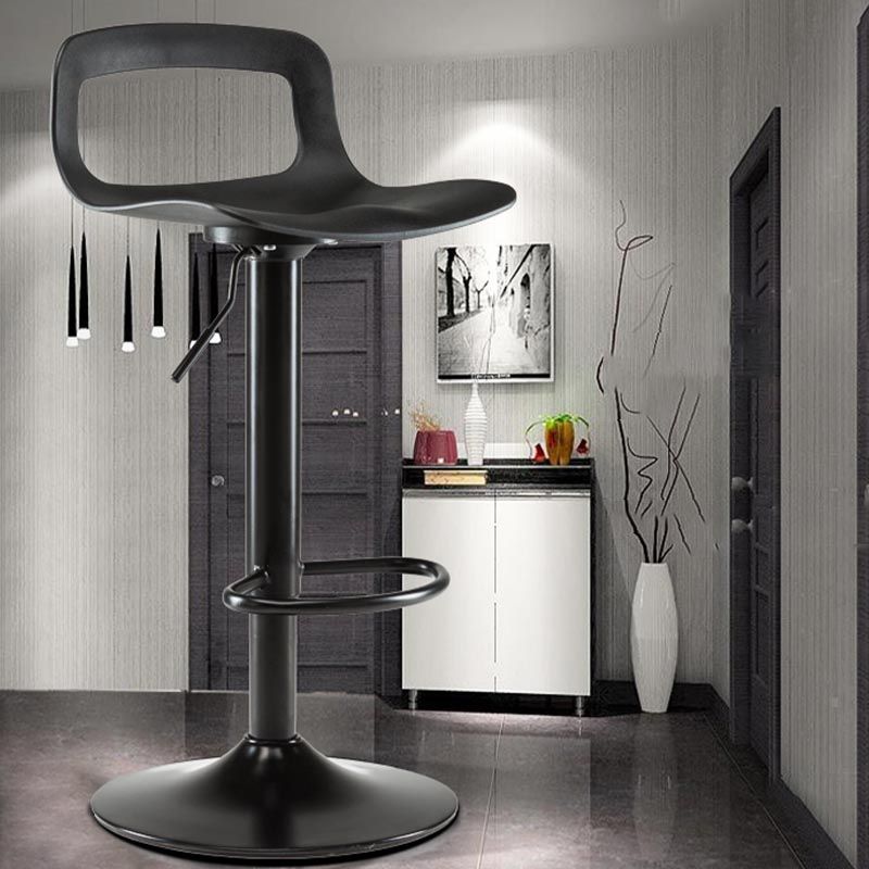 Modern Adjustable Height Bar-stool Metal Counter Bar Stool for Home Clearhalo 'Bar Furniture' 'Bar Stools' 'bar_stools' 'furn' 'furn_bar_stools' 'Furniture' 'Kitchen & Dining Furniture' 1200x1200_46007f74-ee0b-456d-85bb-1fec28b0cf5a