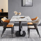 Industrial Dining Room Arm Chairs Faux Leather Open Chair for Kitchen Clearhalo 'Dining Chairs' 'Dining Tables & Seating' 'dining_chair' 'furn' 'furn_dining_chair' 'Furniture' 'Kitchen & Dining Furniture' 1200x1200_46034a2b-a65f-46cb-a634-6c8beb07bf70