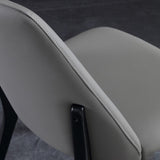 Silla de silla lateral de comedor de cocina contemporánea con tapizado