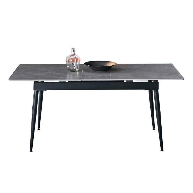 Kitchen Modern Sintered Stone Top Dinette Set with Removable Leaf Dining Room Furniture Clearhalo 'Dining Room Sets' 'Dining Tables & Seating' 'dining_room_set' 'furn' 'furn_dining_room_set' 'Furniture' 'furniture_dining_room_set' 'Kitchen & Dining Furniture' 'kitchen&dining_furn' 'kitchen' 1200x1200_460aabb2-6ab8-4fce-a42c-9561d4f2aba7