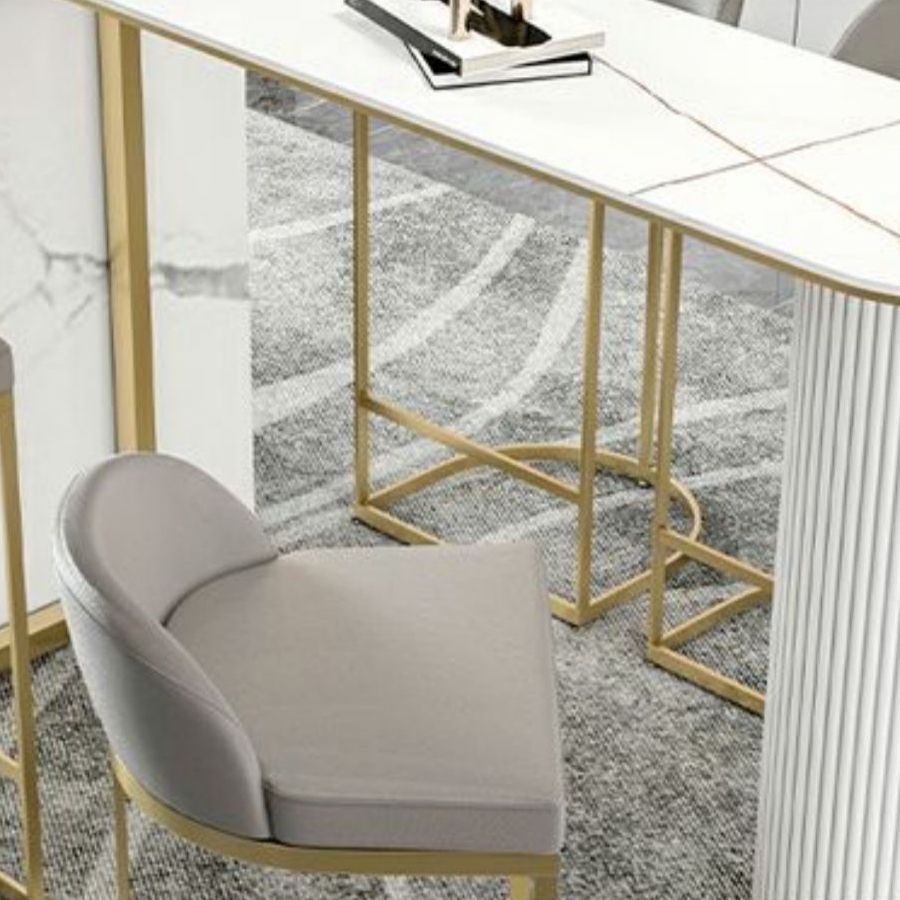 Modern 1/2/5 Pieces Bar Table Set Stone Counter Table with High Stools for Cafe Clearhalo 'Bar Furniture' 'furn' 'furn_home_bar_bar_sets' 'Furniture' 'Home Bars & Bar Sets' 'home_bar_bar_sets' 'Kitchen & Dining Furniture' 1200x1200_460ae3bf-ddff-4839-9b1c-9f455b3b2155