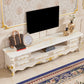 Glam TV Stand Console Open Storage TV Media Console with 6 Drawers Clearhalo 'furn' 'furn_tv_stands_entertainment_centers' 'Furniture' 'Living Room Furniture' 'TV Stands & Entertainment Centers' 'TV Stands & Media Storage Furniture' 'tv_stands_entertainment_centers' 1200x1200_460ef043-a10d-4579-9e20-2cc868c0b364