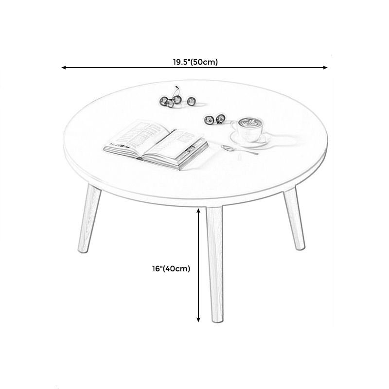 Modern Style Pine Material Wooden Craft Top Round Coffee Table Clearhalo 'Coffee & Accent Tables' 'Coffee Tables' 'coffee_tables' 'furn' 'furn_coffee_tables' 'Furniture' 'Living Room Furniture' 1200x1200_460f4b33-95db-4a7f-8977-f22fdb76a1e3