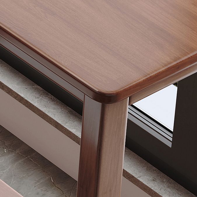 Modern Style Bistro Bar Table Rectangle Solid Wood Bar Table for Home Clearhalo 'Bar Furniture' 'Bar Tables' 'bar_tables' 'furn' 'furn_bar_tables' 'Furniture' 'Kitchen & Dining Furniture' 1200x1200_46129ecf-17cf-444b-ad48-5a5130460f0c