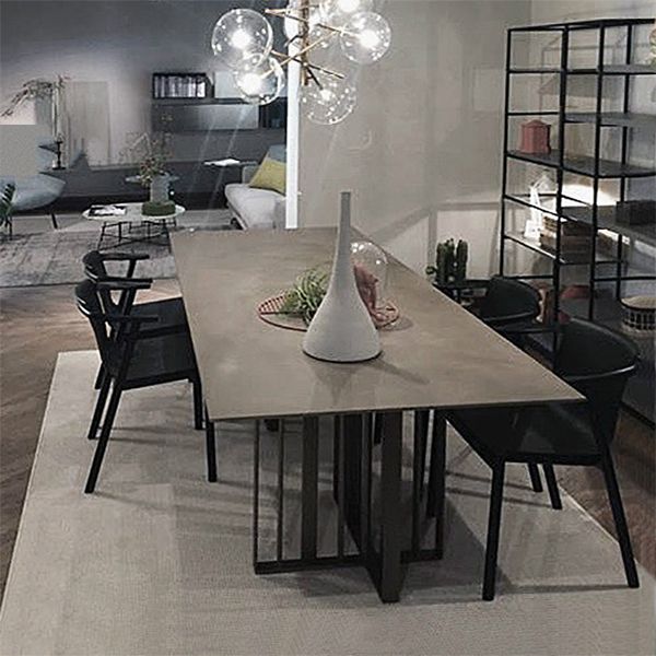 Metal Industrial Rectangle Dining Table Solid Wood Top Table for Dining Room Clearhalo ' dining_table' 'Dining Tables & Seating' 'Dining Tables' 'furn' 'furn_dining_table' 'Furniture' 'furniture_dining_table' 'Kitchen & Dining Furniture' 'kitchen&dining_furn' 'kitchen' 'kitchen_dining_table' 1200x1200_4612bac8-3e21-4b71-b478-dfcbcdc60ad4